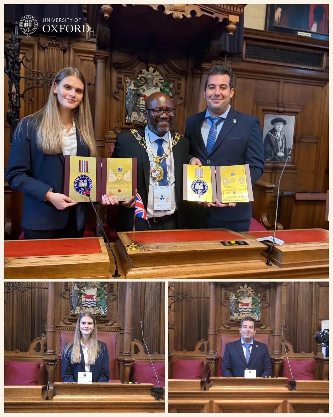 Oxford Town Hall · Acto de entrega del Premio Nelson Mandela, 2026.